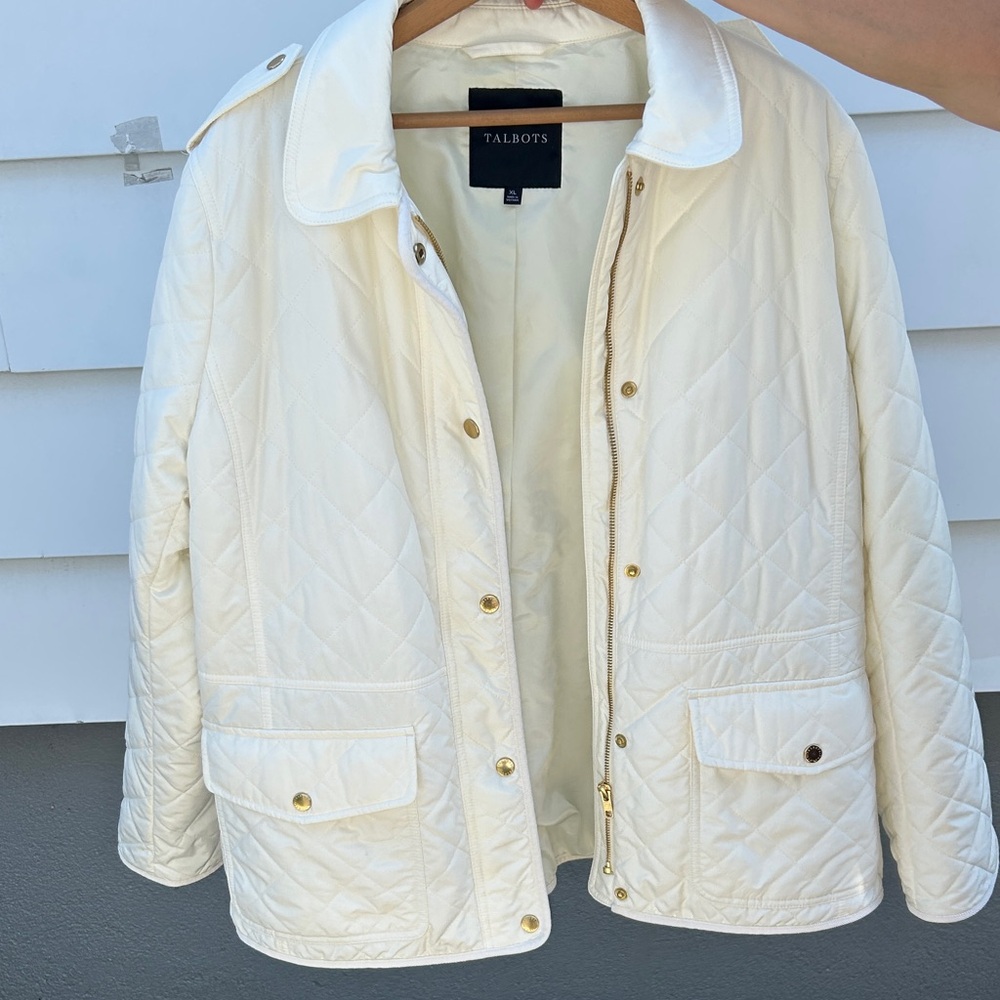 Talbots Women's Ivory Utility Jacket